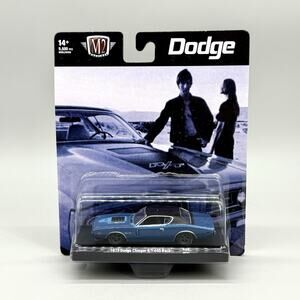M2 Machines Diecast Blue 1971 Dodge Charger R/T 440 Pack R99